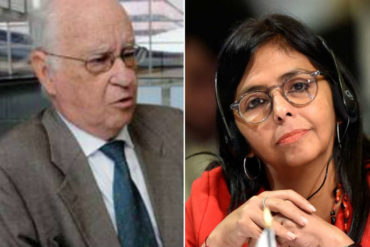 ¡LE DIO CON TODO! Lo que Aristeguieta Gramcko le dijo a Delcy Rodríguez por asegurar que “nunca” entregarán el poder