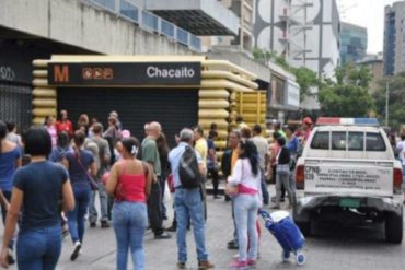 ¡ATENCIÓN! Estación Chacaito no presta servicio comercial este #9Mar tras reporte de detonaciones en el Metro