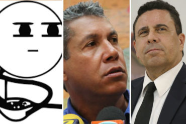 ¡PERO MÍRELOS NADA MÁS! Henri Falcón y Samuel Moncada posaron juntos para una foto en la sede de la ONU