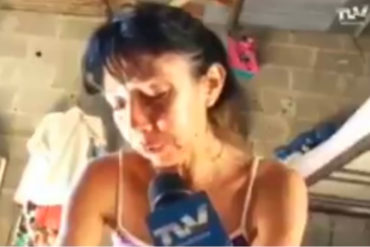 ¡ROMPE EL ALMA! Mujer llora contando que come de la basura y ha perdido a cinco familiares en cuatro meses por falta de medicinas (VIDEO)
