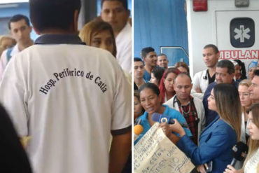 ¡CRISIS HOSPITALARIA! Reportan protesta de médicos en el periférico de Catia por falta de insumos (+Video)