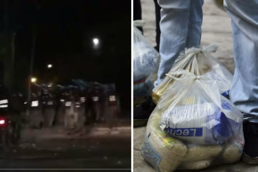 ¡QUÉ ABUSO! GNB disparó perdigones contra manifestantes que reclamaban por comida en Vargas (+Video)