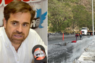 ¡NO LOS PERDONÓ! Rafael Lacava lanza advertencia a conductores de transporte pesado por destruir vías y autopistas de Carabobo