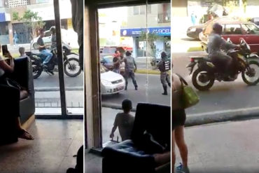 ¡EL COLMO! Policías robaron a motorizado porque no les dio “para el café” (+Video +matraqueada del siglo)