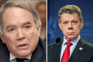 ¡NO SE LA PIERDA!  La deprimente expresión de Roy Chaderton contra Juan Manuel Santos