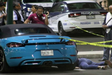 ¡FATAL! Mataron a venezolano en el estacionamiento de un hospital en México cuando pretendía robar un Porsche