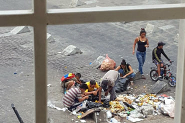 ¿HASTA CUÁNDO? La triste foto que predomina en cada esquina de Venezuela (+HAMBRE)