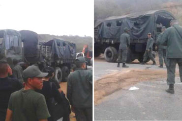 ¡LO ÚLTIMO! Varios soldados heridos tras vuelco de Convoy militar en vía Cumaná-Mariguitar