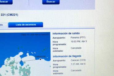 ¡SEPA! Copa Airlines suspendió vuelo desde Venezuela pautado para esta noche