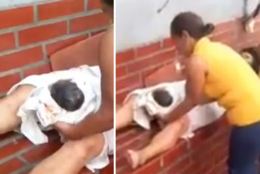 ¡HECHO EN REVOLUCIÓN! Mujer dio a luz a las afueras de la Maternidad Concepción Palacios (+Video)