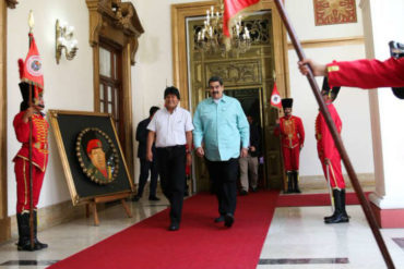 ¡UNA JALADITA! El rastrero mensaje de Evo Morales para Maduro: “Estamos orgullosos de la revolución bolivariana y de los chavistas”