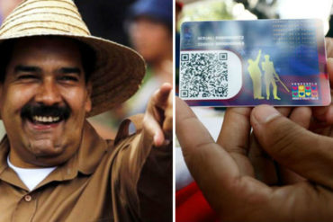 ¡DESVERGÜENZA! Maduro sigue tratando de comprar apoyo y regala bono «Pueblo trabajador” a quienes tengan el carnet de la patria