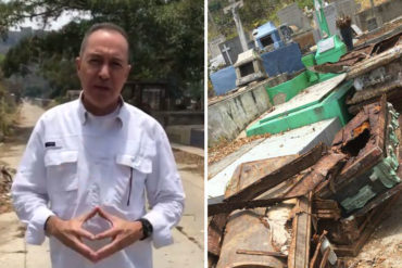 ¡EN ABANDONO! Richard Blanco pide declarar emergencia en el Cementerio General del Sur (+Video)