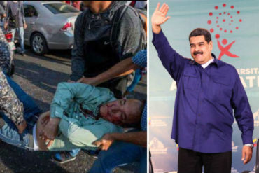 ¡SINVERGÜENZA! Maduro aseguró que el agresor de Teodoro Campos era un «infiltrado» (+Video)