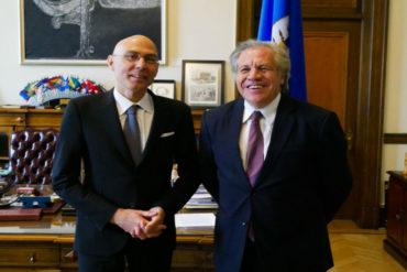 ¡SEPA! Almagro y representante de Acnur se reunieron para hablar sobre los refugiados venezolanos (+Fotos)