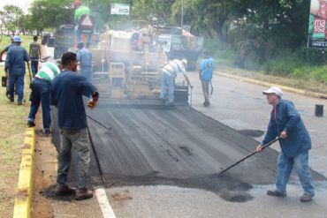 ¡PURA FARSA! El gobierno maquilló en un “dos por tres” las calles de San Félix por visita de Maduro a Bolívar (+Fotos)