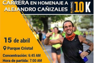 ¡NO SE LOS PIERDA! Detalles de la carrera 10K que realizarán en honor a Alejandro Cañizales este #15Abr