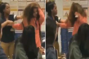 ¡VEA! El espantoso momento en el que una estudiante venezolana de 15 años sufrió golpiza en escuela de Miami (+Videos)