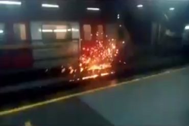 ¡VÉALO! Video muestra el momento de una explosión en la estación Palo Verde del Metro por fallas en un tren (usuarios fueron desalojados)