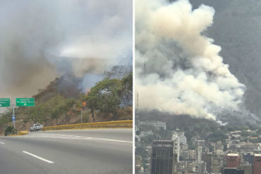 ¡ATENCIÓN! Vecinos de La Florida reportan incendio en El Ávila este #28Abr (+Video)