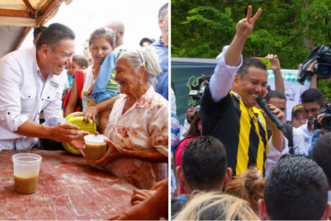 ¡MÍRELO! Bertucci se fue a la frontera a hacer campaña con sus «sopas sin carnet» (+Fotos)