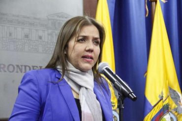 ¡QUE SE SEPA! Vicepresidenta de Ecuador ve con “inmensa” preocupación diáspora venezolana (+Videos)