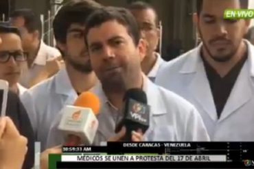 ¡ENTÉRESE! Médicos y pacientes se sumaron a protesta en el Hospital Vargas por escasez de medicinas e insumos