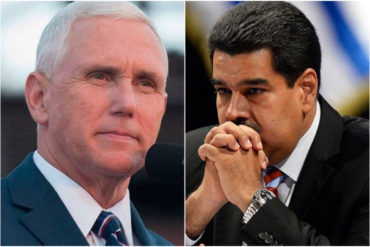 ¡ASÍ LO DIJO! Pence: “El sufrimiento del pueblo venezolano es culpa de un hombre llamado Nicolás Maduro” (+Video)