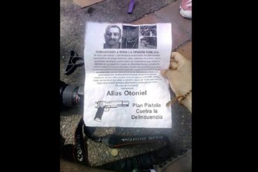 ¡VEAN! Los volantes del “plan pistola contra delincuencia” que amenazan la vida de los ciudadanos venezolanos en Cúcuta