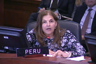 ¡PREOCUPADOS! Representante de Perú en la OEA exhortó al gobierno de Maduro aceptar la ayuda humanitaria