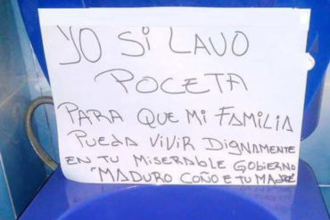 ¡POR IRRESPETUOSO! El #PocetaChallenge con el que venezolanos en el exterior que trabajan en limpieza estallan a Maduro (VIDEO)