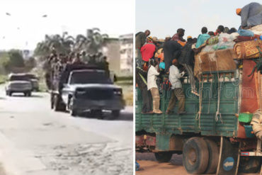 ¡TIPO CUBA O ÁFRICA! Así se trasladan en diario los tachirenses por falta de transporte (+Video)