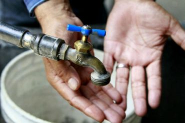 Servicio de agua en Caracas se encuentra restringido por falla en el Sistema Tuy II (+Comunicado +Zonas afectadas)