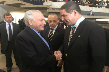 ¡SEPA! Temer condecoró a integrantes de la oposición venezolana por su lucha