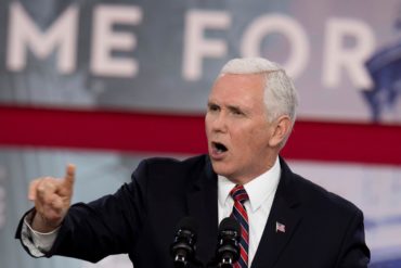 ¡PREOCUPADO! Mike Pence se muestra decidido: “Ha llegado el momento de abrir a Venezuela una ayuda internacional”