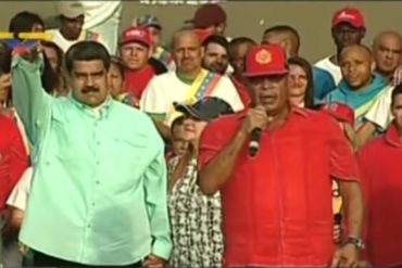 ¡INCOMPRENSIBLE! La extraña alocución de García Carneiro en acto de Maduro en Vargas (+Video + tambaleo)