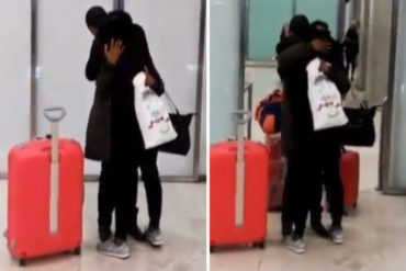 ¡CONMOVEDOR! El reencuentro de una madre venezolana con sus hijos en España (+Video para llorar)