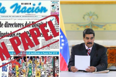 ¡DE FRENTE! SNTP dice que a los medios impresos se les dificulta adquirir papel desde hace 4 años: «Maduro miente de nuevo»