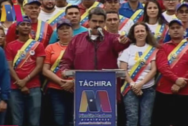 ¡ATENCIÓN! Maduro designó al Táchira zona fronteriza económica especial (operaciones financieras se harán con petros)