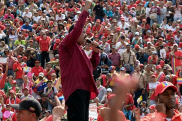 ¡BURDO CHANTAJE! Maduro en su acto de campaña en Táchira: «La cosa es dando y dando»