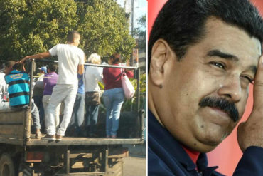 ¡AJÁ, NICO! “Transporte, transporte”: la exigencia que gritaron carabobeños a Maduro durante acto de campaña (+Video)