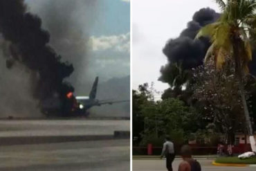 ¡VEA! Este video captó el momento de la explosión del avión que se estrelló en La Habana (100 personas murieron)