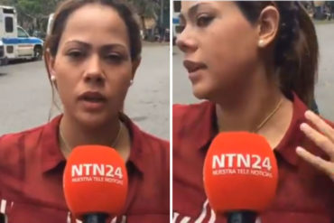 ¡ATENCIÓN! Periodista Dayana Krays fue agredida por colectivos con chalecos antibalas en las afueras del Hospital Vargas (Fotos+Video)