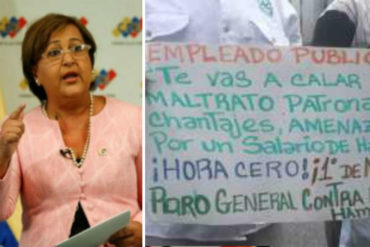 ¡QUE SE SEPA! Trabajadores del CNE protestan y denuncian a Tibisay Lucena por maltrato