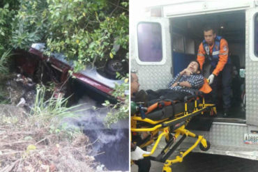 ¡ENTÉRESE! Accidente en la vía de Machiri, San Cristóbal, dejó un herido