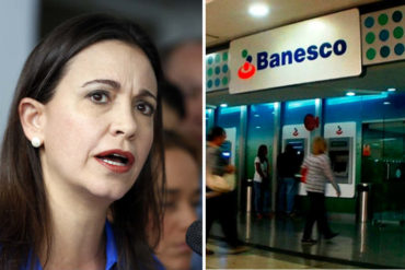 ¡NO SE LO PIERDA! El mensaje solidario de María Corina tras la intervención de Banesco