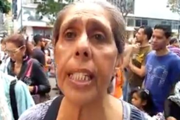 ¡ABUSO DE PODER! Manifestante denuncia que PNB la empujó en Chacaíto para impedir concentración del Frente Amplio (+Video)