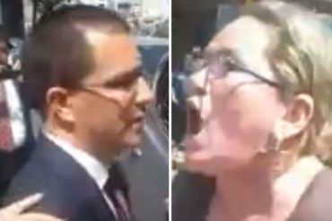 ¡SE HIZO EL LOCO! Esto le dijo Jorge Arreaza a la venezolana que lo confrontó en Costa Rica (+Video)