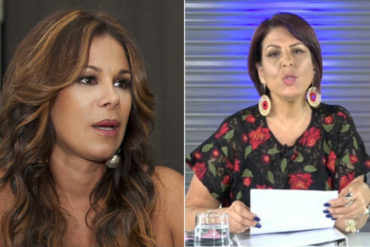 ¡CANDELOSO! Así fue la disputa entre Patricia Poleo y Giselle Reyes por la polémica en el Miss Venezuela (+Video)