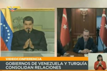 ¿CUMPLIRÁ? Maduro firmó acuerdo comercial con Turquía para que lleguen alimentos y medicinas